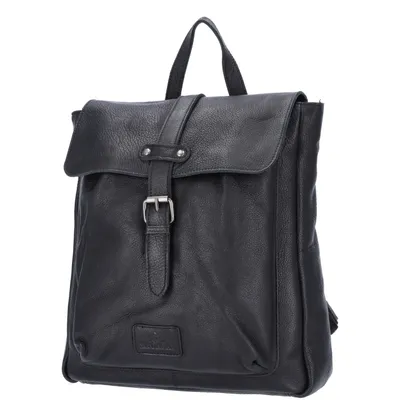 Produktbild von The Skandinavian Brand Damen Leder Rucksack  schwarz : schwarz-00 Farbsortierung: schwarz-00