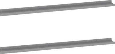 Produktbild von vidaXL Wandregale 2 Stk. Grau 115x9x3 cm