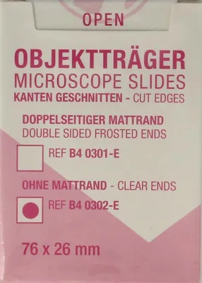 Productafbeelding van Mainit Objectglaasje 76X26 Helder (50 stuks)