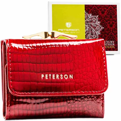 Produktbild von Damen-Ledergeldbörse PTN PH32-1-RS-1535 Rot