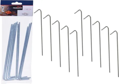Produktbild von Zeltheringe Heringe Heringssatz 10 Stk. Bodenanker Erdnagel Camping Vorzelt Zelt (1)