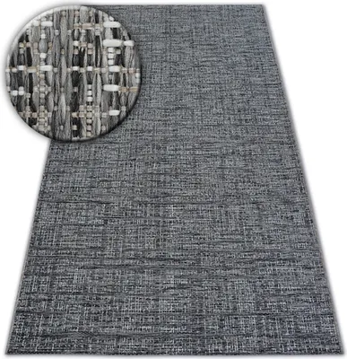 Produktbild von Teppich SISAL LOFT 21126 MELANGE silber/elfenbein/grau Grau 120x170 cm