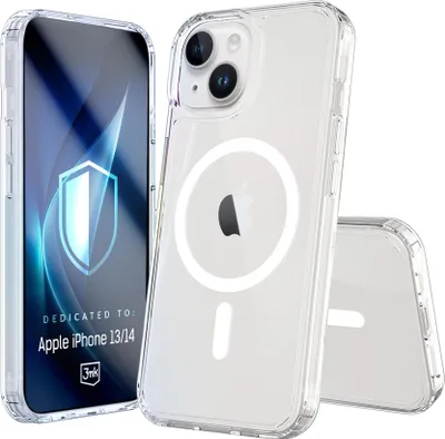 Obrázok produktu pre 3MK Armor MagCase iPhone 13 14 Magsafe Clear