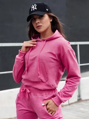 Productafbeelding van Dameshoodie TRENDHOOD, roze, maat L