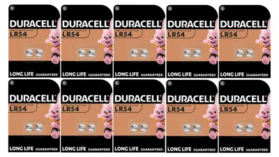 Immagine prodotto di Duracell LR54, batteria a bottone - confezione da 20