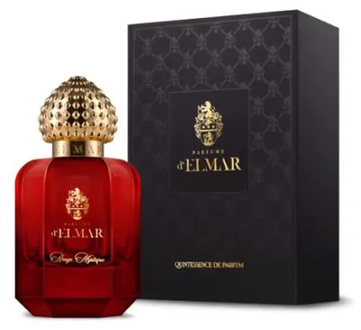 Produktbild von Parfums d’Elmar Rouge Mystique, 60 ml, Extrait de Parfum, s Nischenduftspray, intensive Duftkomposition