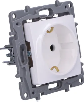 Zdjęcie produktu dla Gniazdo Schuko 2P+E Blokada przed dziećmi NILOE Eco 764529 Legrand 2598