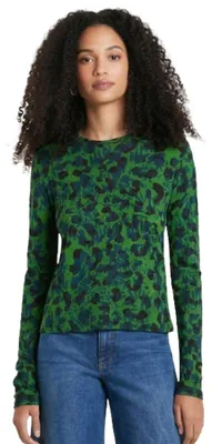 Image de Chemisier pour femme Desigual Darkling à motifs abstraits, vert, taille S