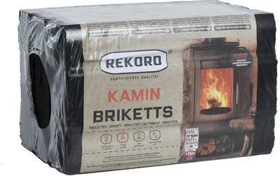 Produktbild von Rekord Braunkohlebriketts 10 kg Kaminbriketts
