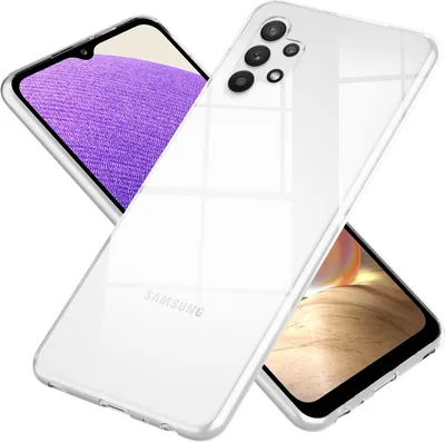 Immagine prodotto di Custodia NALIA "GLAZE" per Samsung Galaxy A32 5G - Custodia protettiva in TPU trasparente, anti-ingiallimento, sottile e leggera - Custodia trasparente per cellulare