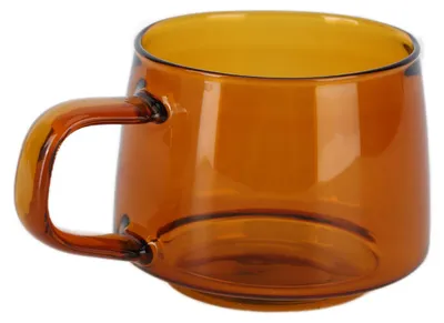 Produktbild von Transparente Kaffeetasse, 250 ml, Borosilikatglas, Tee, Wasser, Milchbecher mit Griff, Succinit