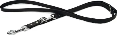 Produktbild von Beeztees 736392, Hund, Standardleine, Schwarz, Band, Einfarbig, Leder