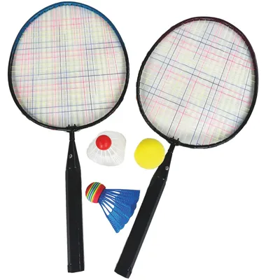 Produktbild von Best Sporting Kinder Tennis-Badminton-Set, 2 Schläger mit Badmintonball und Schaumstoffball