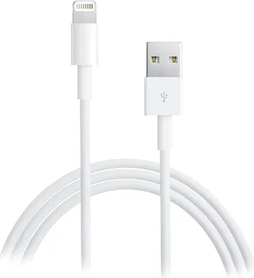 Produktbild von Apple Original Datenkabel, Lightning (8-Pin) auf USB, MD819ZM/A, weiß, 2m