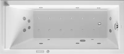 Produktbild von Duravit Duravit Rechteck-Whirlwanne STARCK 135 l 160x70 we 1 RS Combi-Syst E