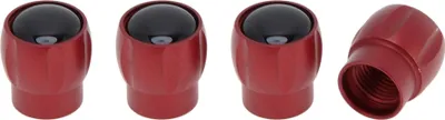 Produktbild von 4 Stück Reifenventilkappen Stilvolle 8x14mm Reifenventil Staubabdeckungen Rot Aluminiumlegierung