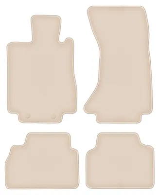 Productafbeelding van Velours automatten voor Mercedes S W220 4Matic 1998-2005 – 4-delig, beige, op maat – Wielganizator FORTUNA