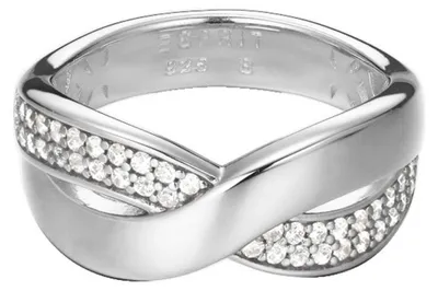 Produktbild von Esprit Damen Ring Silber Zirkonia Vibrant ESRG92443A1, Ringgröße:53 (16.8 mm Ø)