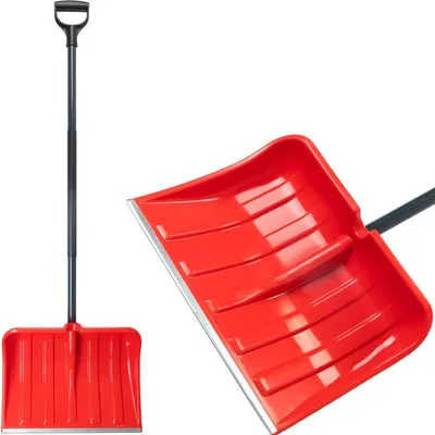 Zdjęcie produktu dla Łopata do śniegu Snowman M2/TM 440x335/1350 mm, odśnieżarka, uchwyt, mix kolorów, ZDEMONTOWANA