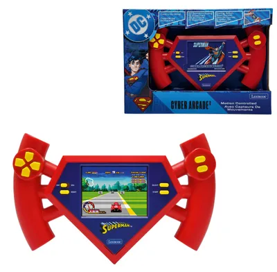 Zdjęcie produktu dla Superman Cyber Arcade Motion - Przenośna konsola do gier - Kolorowy ekran LCD