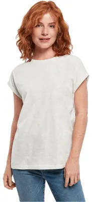 Image de Urban Classics, t-shirt pour femmes, modèle "Extended Shoulder Tee", t-shirt à encolure plongeante