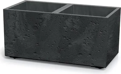 Obrázek produktu pro Květináč Prosperplast SIERRA CASE betonový efekt 77 cm černý beton