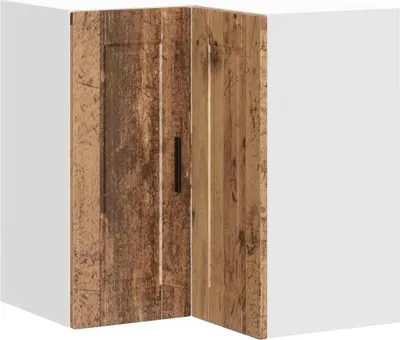 Immagine prodotto di vidaXL Parete attrezzata angolare da cucina Porto in legno di recupero, materiale a base di legno