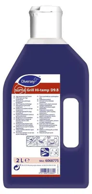 Produktbild von Suma Grill Hi-temp D9.8, Grillreiniger bei Betriebstemperatur | Flasche (2 l)