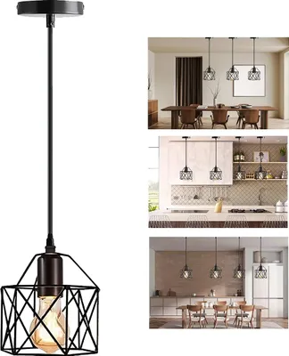 Produktbild von Hängeleuchter Industriestil,Ohne Lichtquelle,E26-Lampenfassung
