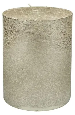 Productafbeelding van Branded kaars, Ø 15 cm x 20 cm - Brons - brandduur: ongeveer 120 uur.