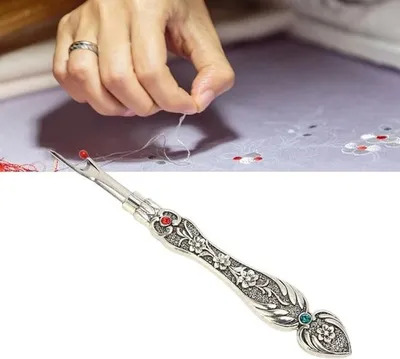 Kleine gerissene Nadel zum Nähen, DIY-Sticken und Handarbeitskreationen, ideal für handwerkliche Projekte