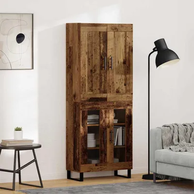 Imagen del producto de vidaXL Estantería alta, 2 unidades, madera de haya, 69,5 x 34 x 180 cm