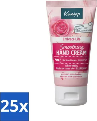 Produktbild von Kneipp - Handcreme - Embrace Life - Anti‑Aging (ILLUMISCIN) - 50 ml - Vorteilspack - 25 Stücke