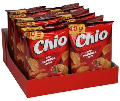 Produktbild von Chio Red Paprika Chips 12x40g