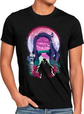 Produktbild von style3 Nezuko Moon Herren T-Shirt anime japan manga