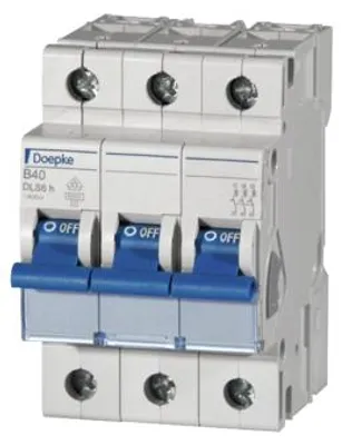 Image de DOEPKE Interrupteur LS B32A DLS-6H-B32-3-6-KA 6kA 3 pôles 400V caractéristique B DLS-6H-B32-3-6-KA (09914116)