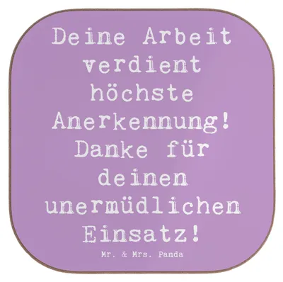 Produktbild von Mr. & Mrs. Panda Untersetzer für Gläser Spruch Danke Pflegekraft - Lavendeltraum - Geschenk, Helden, Pflegekräfte, Aufmerksamkeit, Glas, sagen, Anerkennung, Coaster