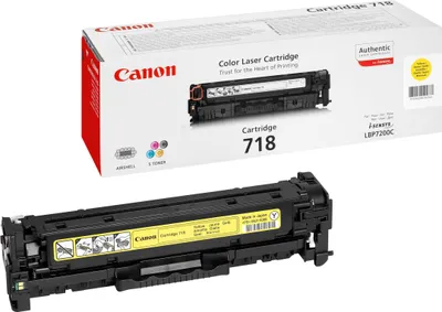 Obrázok produktu pre Canon CRG-718 Y Tonerová kazeta 1 ks Originálna žltá
