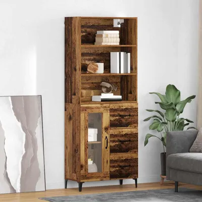 Produktbild von vidaXL Highboard Altholz 69,5 x 34 x 180 cm Holzwerkstoff
