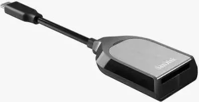 Obrázok produktu pre SanDisk Extreme PRO, SDHC, SDXC, Čierna, Strieborná, USB 3.2 Gen 1 (3.1 Gen 1) Type-C, 105 mm, 130 mm, 32 mm