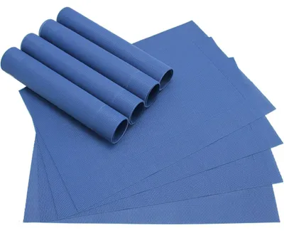 Produktbild von Tischset BORDA 8er blau dunkelblau Tischunterlage als Tischdeko
