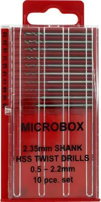Produktbild von SHESTO - 0,5 mm-2,2 mm Microbox-Schaftbohrersatz, 10-teilig
