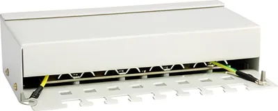 Produktbild von Equip Patchpanel 8x RJ45 Cat6 FTP Desktop ISO/IEC hellgrau