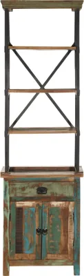 Immagine prodotto di Credenza 55x30x180 cm in Legno Massello di Recupero