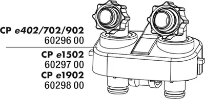 Produktbild von JBL Ersatzteil CP e1502 Schlauchanschlussblock
