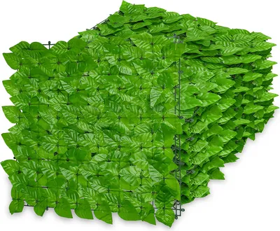 Produktbild von SWANEW Sichtschutzhecke Windschutz 1*3M Efeu Sichtschutz Balkonverkleidung Blätterzaun,Apfelblatt