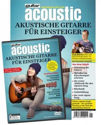 Immagine prodotto di guitar acoustic Akustische Gitarre für Einsteiger - Songbook mit DVD