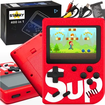 Produktbild von Mini-Konsole Gameboy Retro-Spiel tragbar Pocket Mario Tanks 400in1 USB
