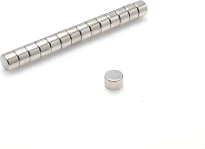 Immagine prodotto di Magneti al neodimio 6 x 4 mm 50 pezzi mm N38, estremamente forti, lavagne magnetiche, frigoriferi, lavagne bianche, fai da te
