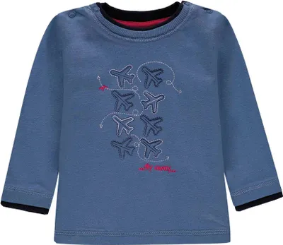 Produktbild von Blaues Kanz-Flugzeug-T-Shirt für Jungen